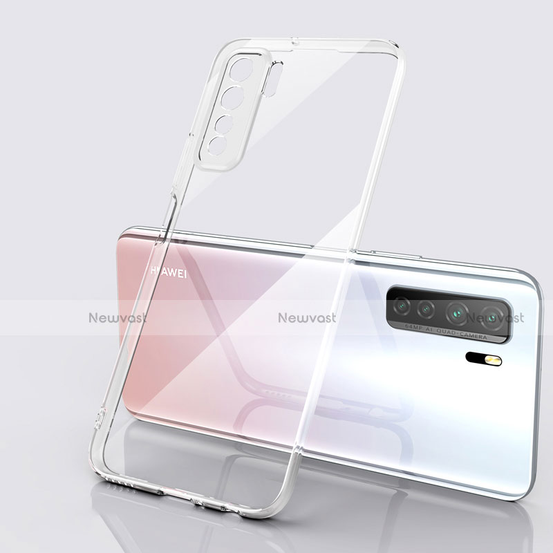 Ultra-thin Transparent TPU Soft Case Cover S01 for Huawei P40 Lite 5G Clear