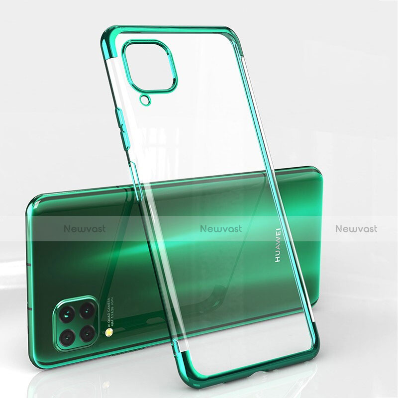Ultra-thin Transparent TPU Soft Case Cover S01 for Huawei P40 Lite Green