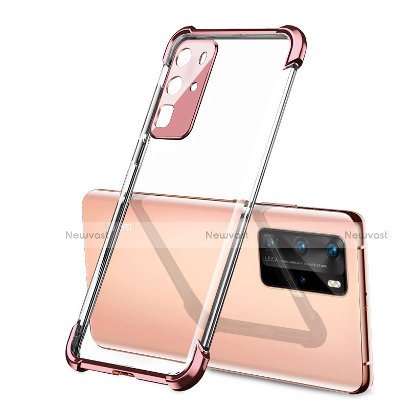 Ultra-thin Transparent TPU Soft Case Cover S01 for Huawei P40 Pro