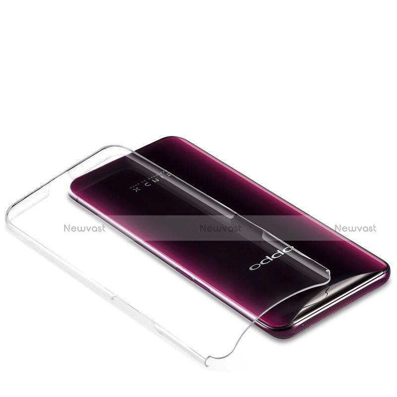 Ultra-thin Transparent TPU Soft Case Cover S01 for Oppo Find X Super Flash Edition Clear