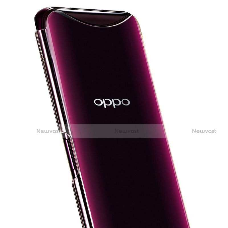 Ultra-thin Transparent TPU Soft Case Cover S01 for Oppo Find X Super Flash Edition Clear