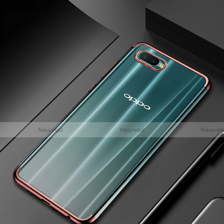 Ultra-thin Transparent TPU Soft Case Cover S01 for Oppo R15X