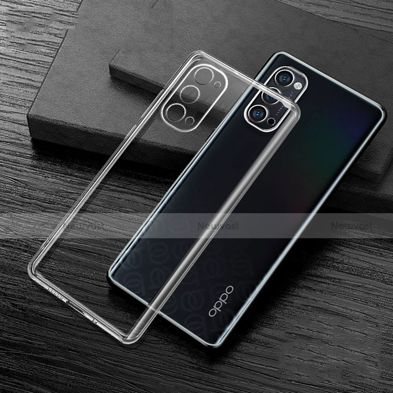 Ultra-thin Transparent TPU Soft Case Cover S01 for Oppo Reno4 5G Clear