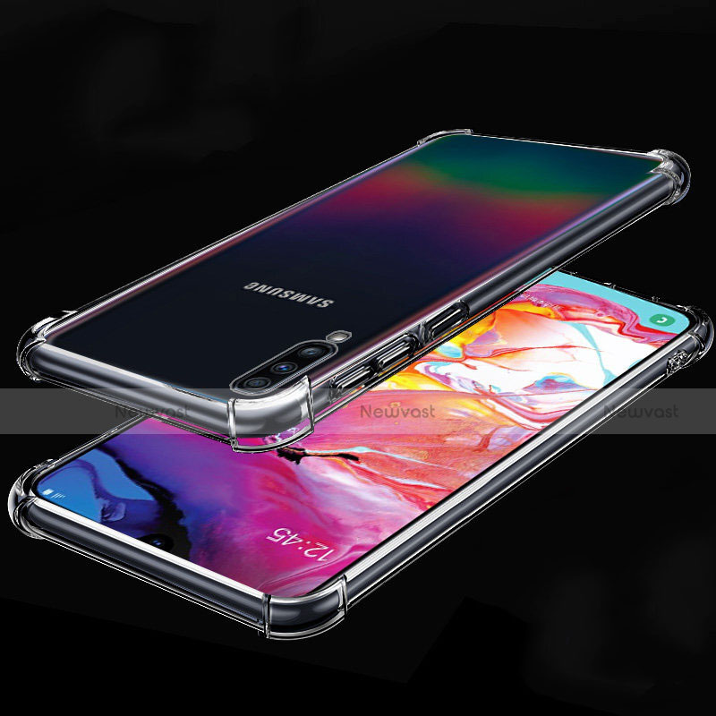 Ultra-thin Transparent TPU Soft Case Cover S01 for Samsung Galaxy A70