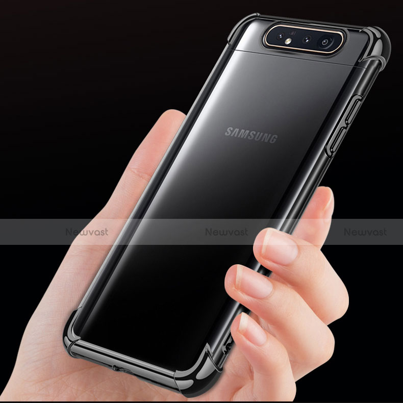 Ultra-thin Transparent TPU Soft Case Cover S01 for Samsung Galaxy A80