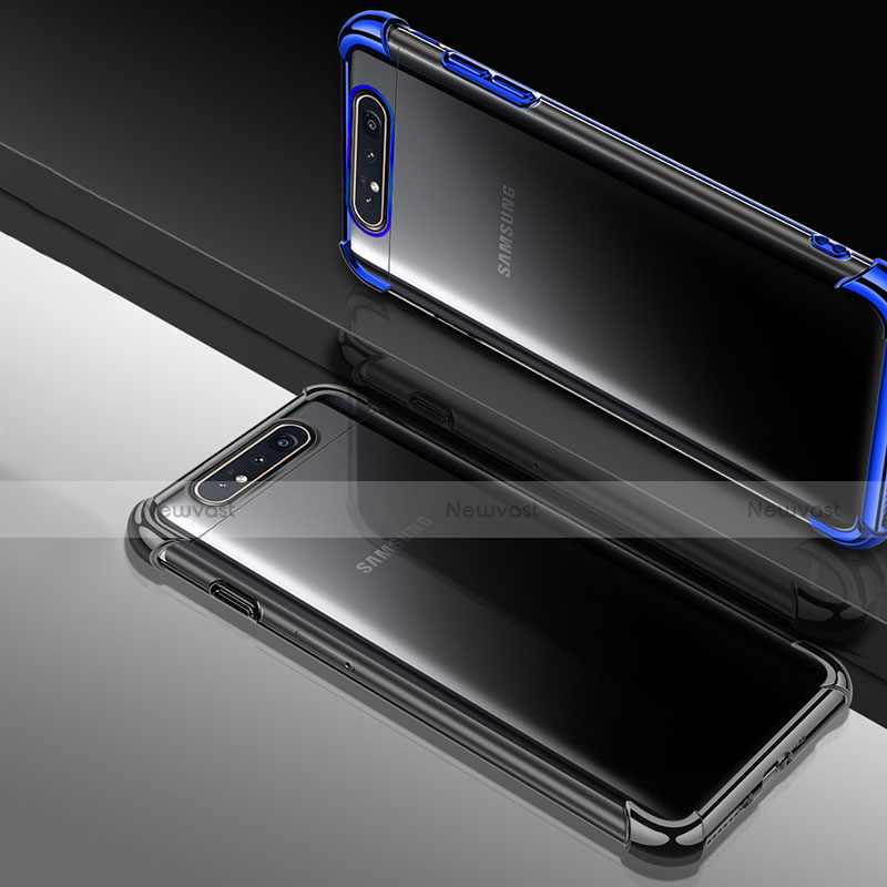 Ultra-thin Transparent TPU Soft Case Cover S01 for Samsung Galaxy A80