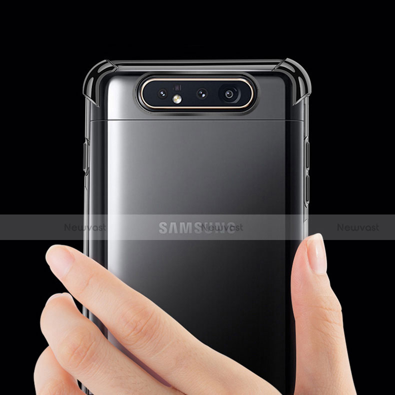 Ultra-thin Transparent TPU Soft Case Cover S01 for Samsung Galaxy A80