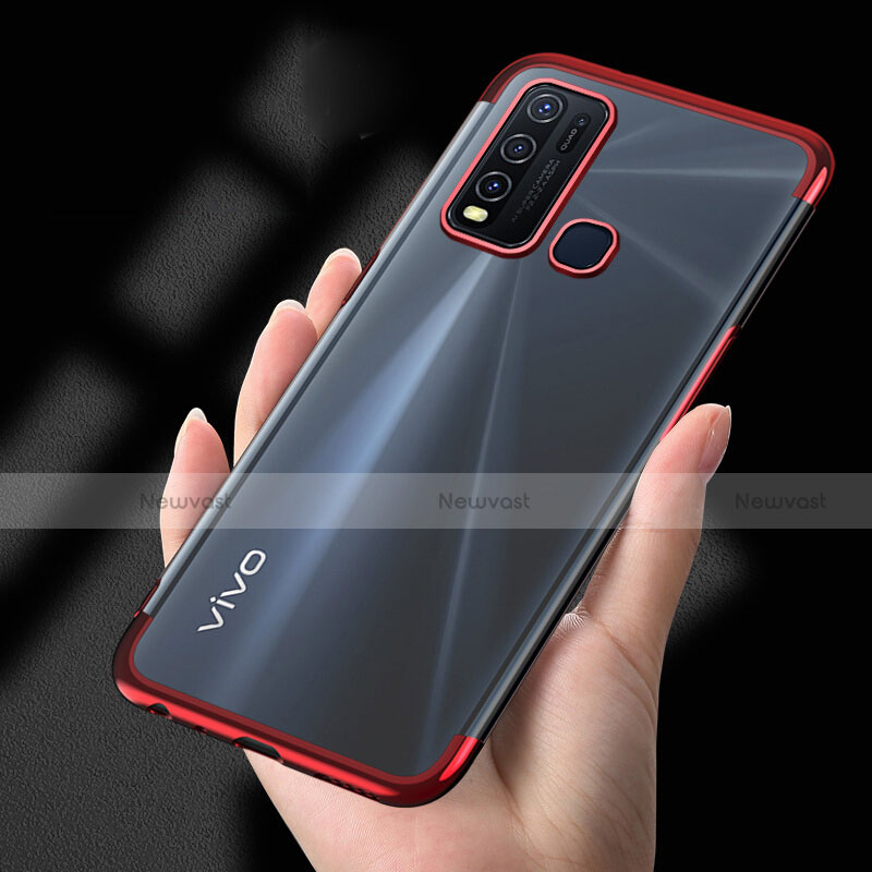 Ultra-thin Transparent TPU Soft Case Cover S01 for Vivo Y50