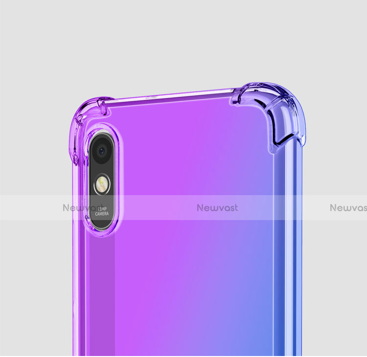 Ultra-thin Transparent TPU Soft Case Cover S01 for Xiaomi Redmi 9A