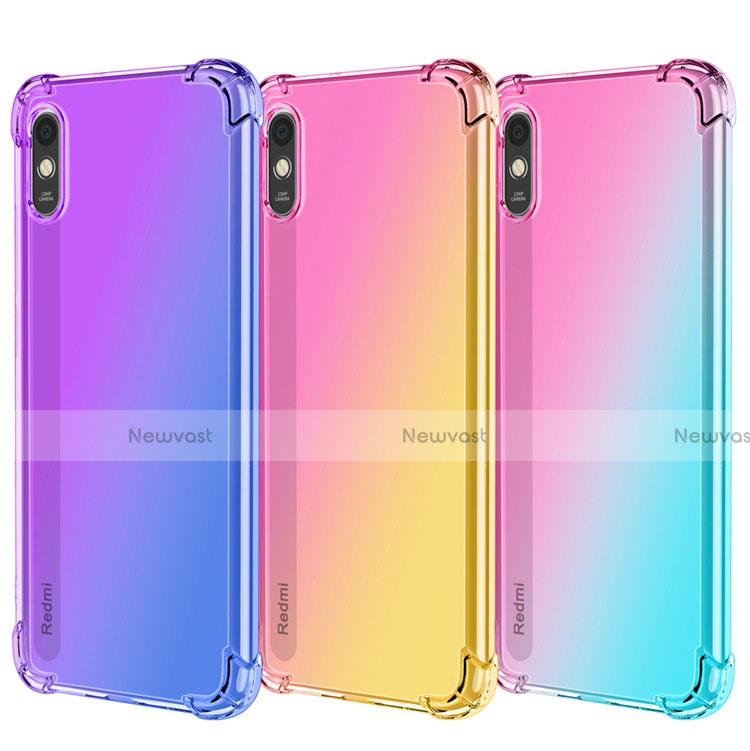 Ultra-thin Transparent TPU Soft Case Cover S01 for Xiaomi Redmi 9A