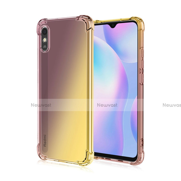 Ultra-thin Transparent TPU Soft Case Cover S01 for Xiaomi Redmi 9A