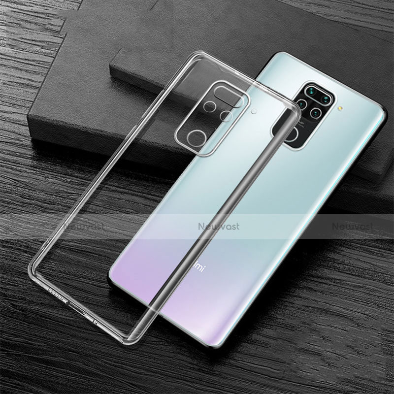 Ultra-thin Transparent TPU Soft Case Cover S01 for Xiaomi Redmi Note 9 Clear