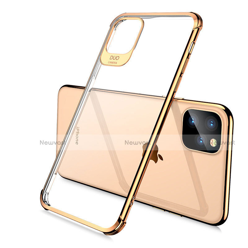 Ultra-thin Transparent TPU Soft Case Cover S02 for Apple iPhone 11 Pro