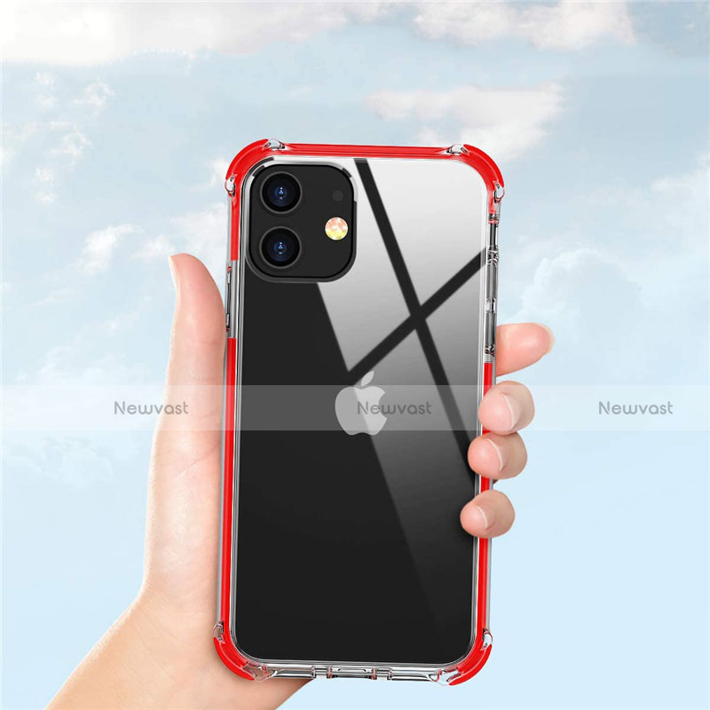 Ultra-thin Transparent TPU Soft Case Cover S02 for Apple iPhone 12 Mini