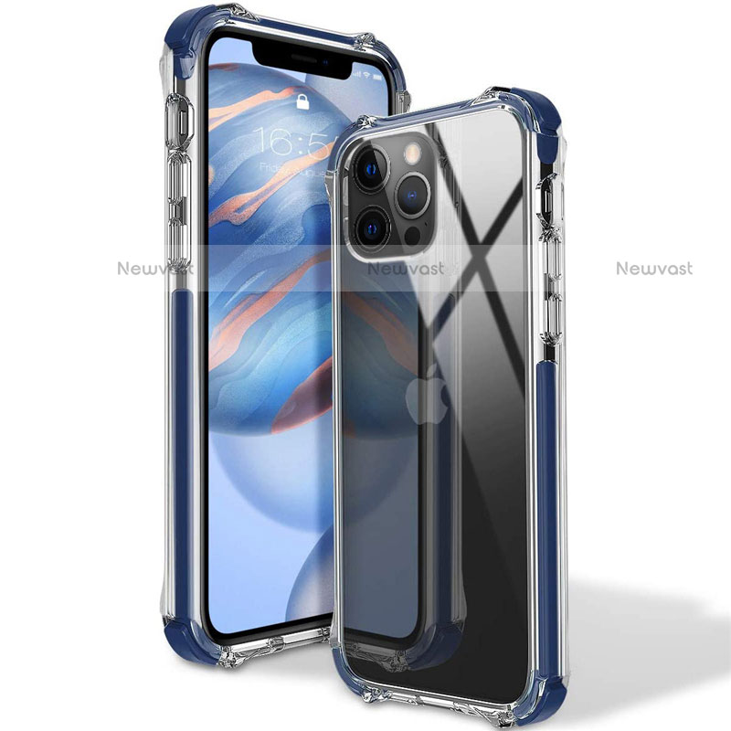 Ultra-thin Transparent TPU Soft Case Cover S02 for Apple iPhone 12 Pro