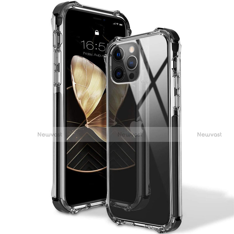 Ultra-thin Transparent TPU Soft Case Cover S02 for Apple iPhone 12 Pro Max