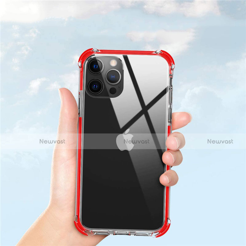 Ultra-thin Transparent TPU Soft Case Cover S02 for Apple iPhone 12 Pro Max