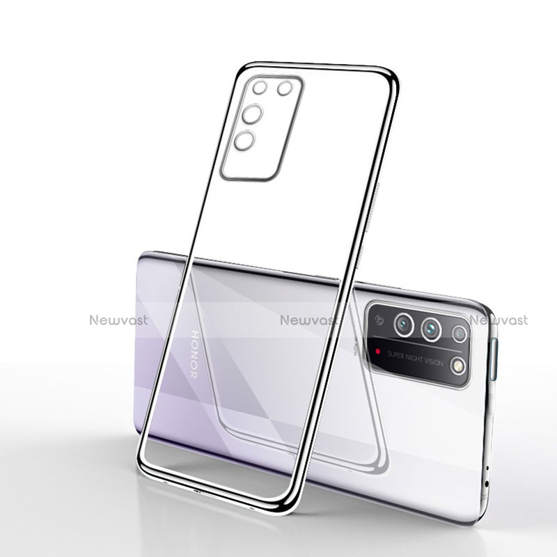 Ultra-thin Transparent TPU Soft Case Cover S02 for Huawei Honor X10 5G