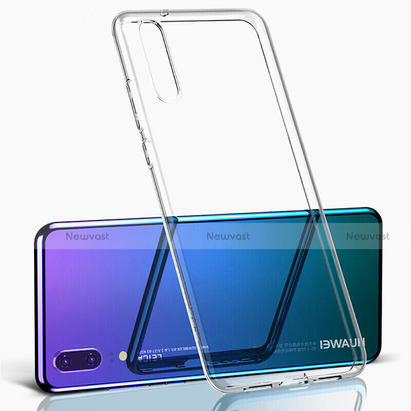 Ultra-thin Transparent TPU Soft Case Cover S02 for Huawei P20 Clear