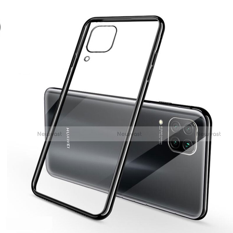 Ultra-thin Transparent TPU Soft Case Cover S02 for Huawei P40 Lite Black