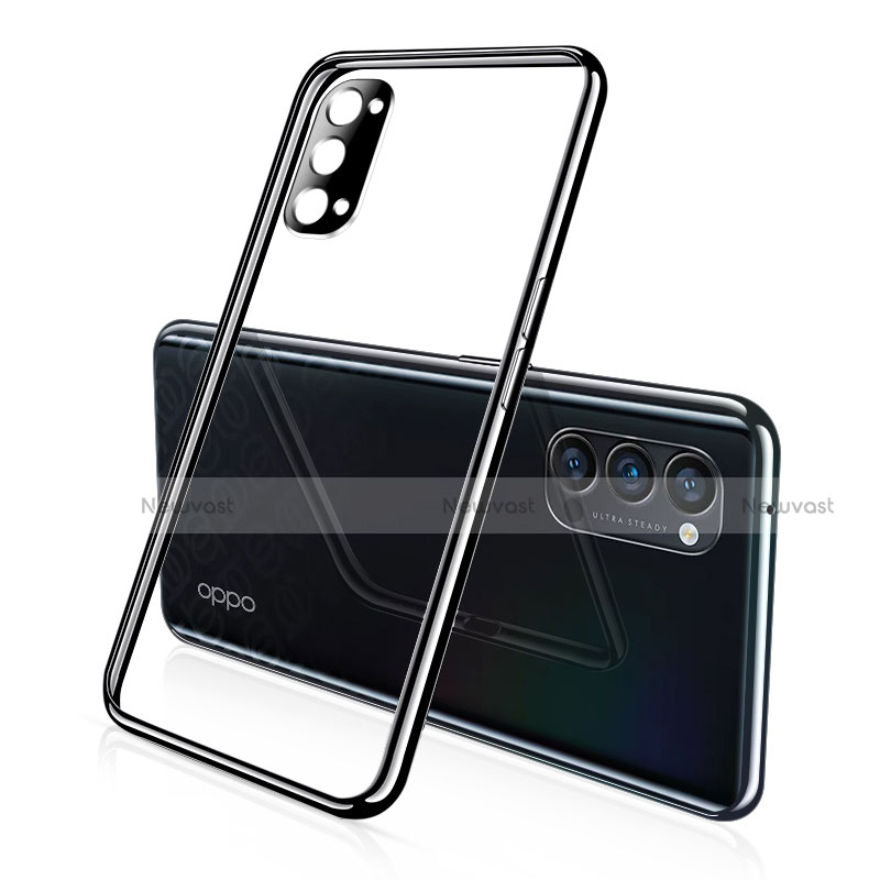 Ultra-thin Transparent TPU Soft Case Cover S02 for Oppo Reno4 5G