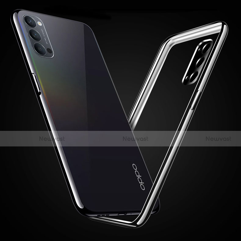 Ultra-thin Transparent TPU Soft Case Cover S02 for Oppo Reno4 5G