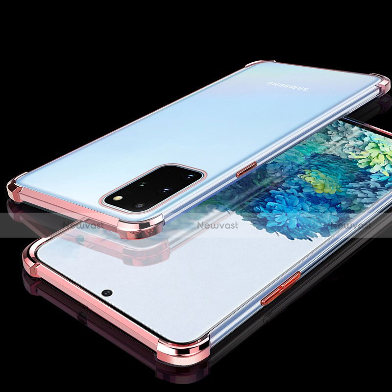 Ultra-thin Transparent TPU Soft Case Cover S02 for Samsung Galaxy S20 Plus 5G