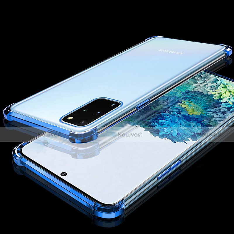 Ultra-thin Transparent TPU Soft Case Cover S02 for Samsung Galaxy S20 Plus 5G