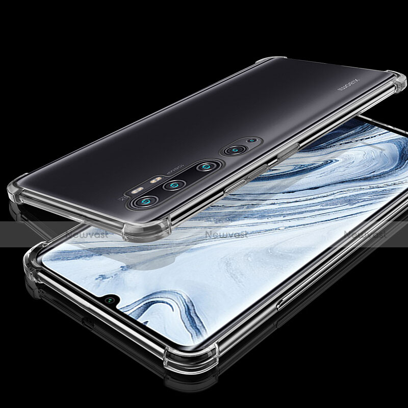Ultra-thin Transparent TPU Soft Case Cover S02 for Xiaomi Mi Note 10 Pro Clear