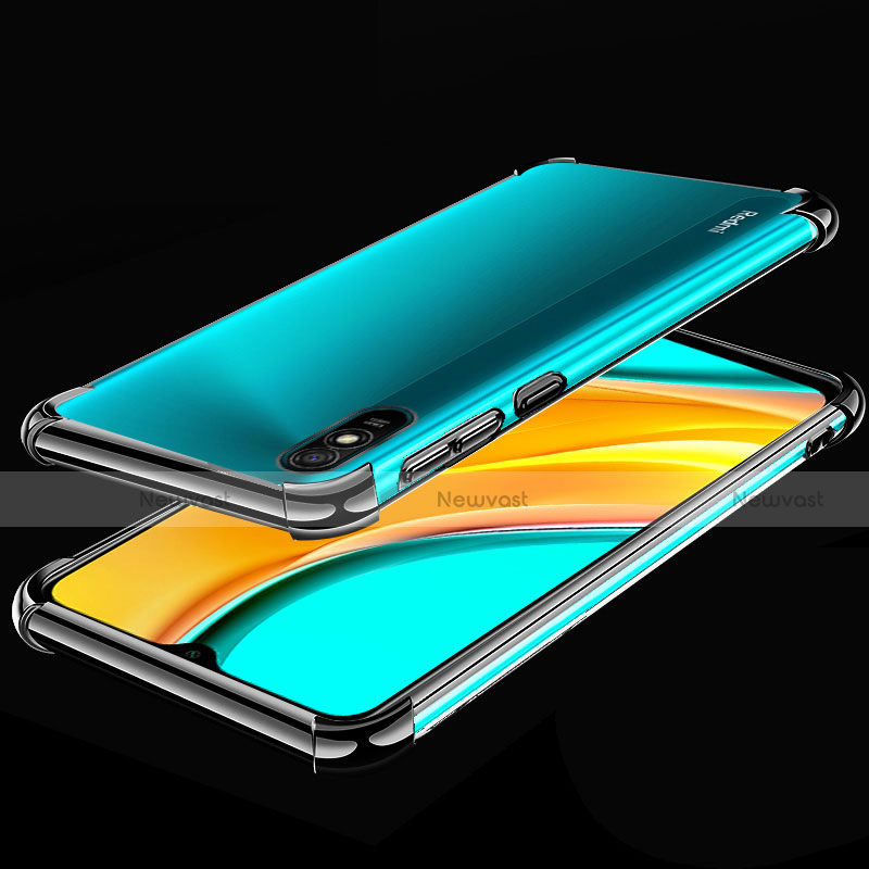 Ultra-thin Transparent TPU Soft Case Cover S02 for Xiaomi Redmi 9A
