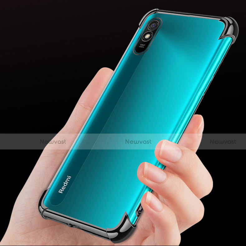 Ultra-thin Transparent TPU Soft Case Cover S02 for Xiaomi Redmi 9i