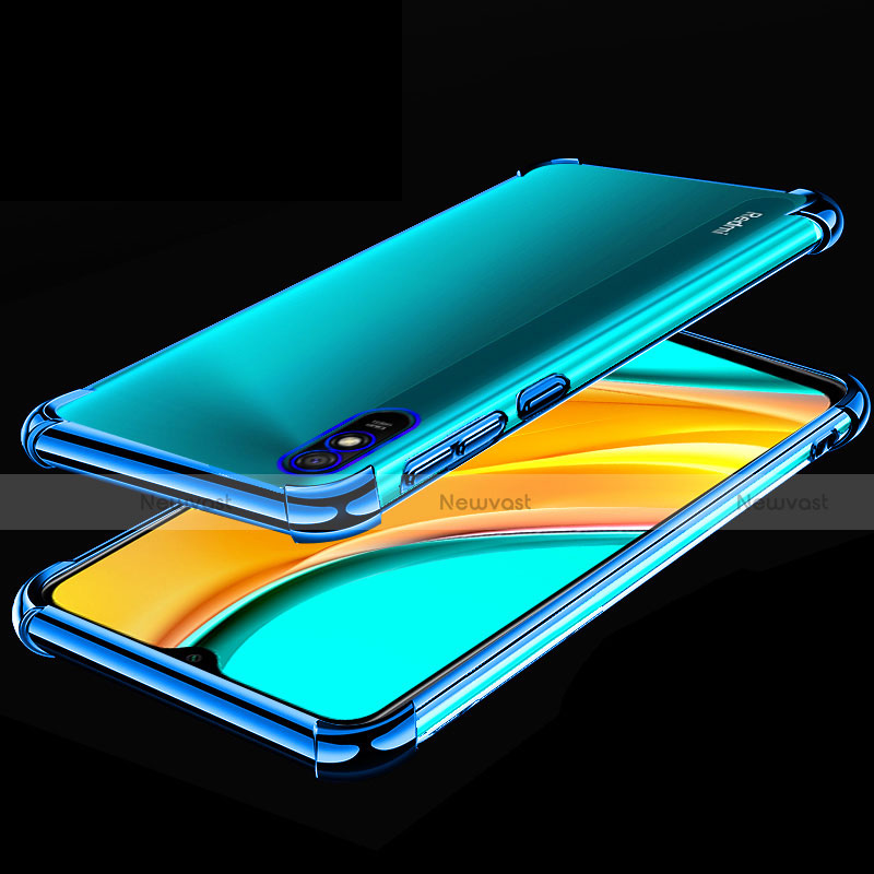 Ultra-thin Transparent TPU Soft Case Cover S02 for Xiaomi Redmi 9i