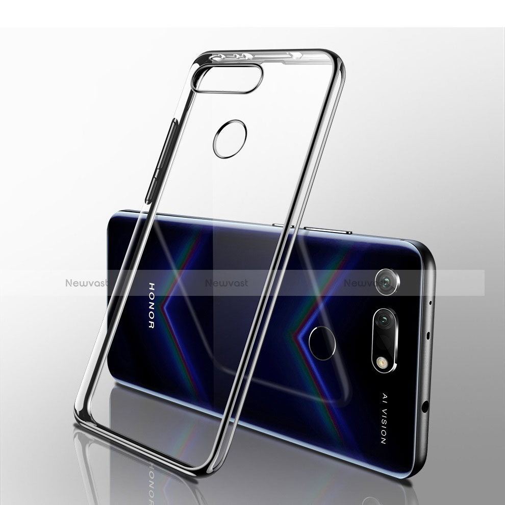 Ultra-thin Transparent TPU Soft Case Cover S03 for Huawei Honor V20 Black