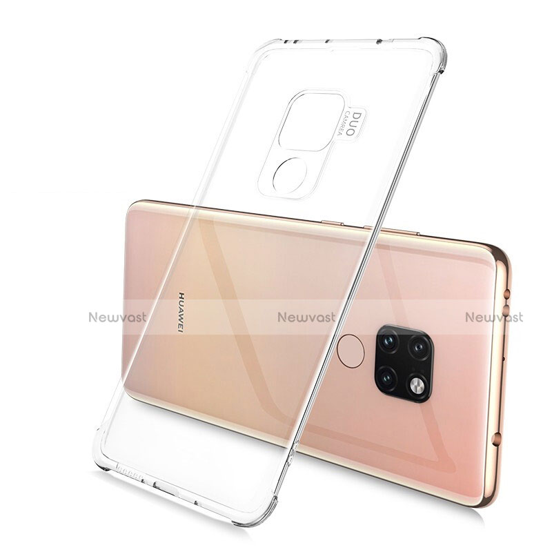 Ultra-thin Transparent TPU Soft Case Cover S03 for Huawei Mate 20 Clear