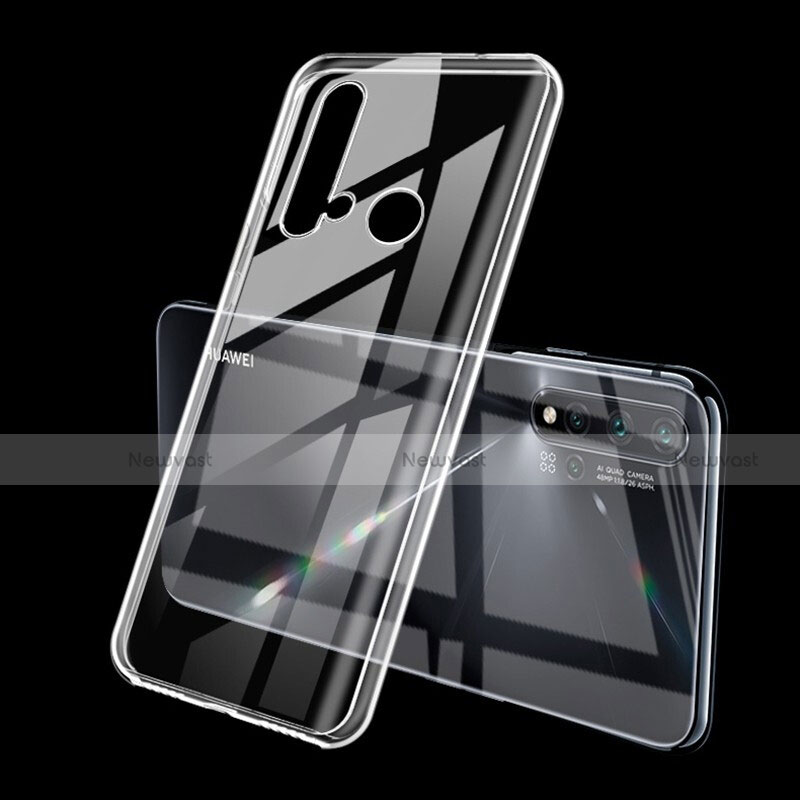 Ultra-thin Transparent TPU Soft Case Cover S03 for Huawei Nova 5i Clear