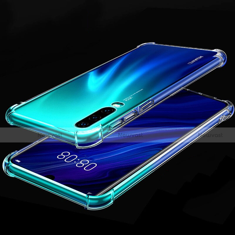 Ultra-thin Transparent TPU Soft Case Cover S03 for Huawei P30 Clear