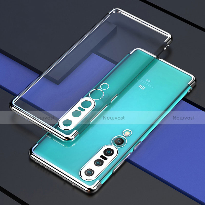 Ultra-thin Transparent TPU Soft Case Cover S03 for Xiaomi Mi 10 Pro