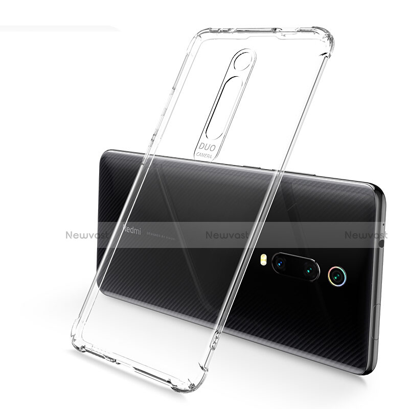 Ultra-thin Transparent TPU Soft Case Cover S03 for Xiaomi Mi 9T Clear