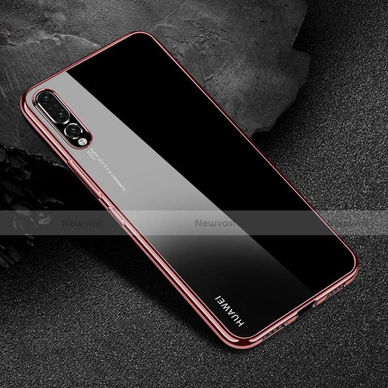 Ultra-thin Transparent TPU Soft Case Cover S04 for Huawei P20 Pro