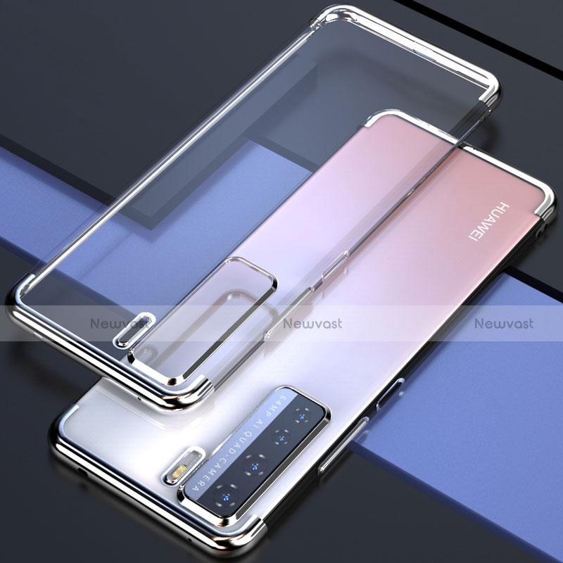 Ultra-thin Transparent TPU Soft Case Cover S04 for Huawei P40 Lite 5G