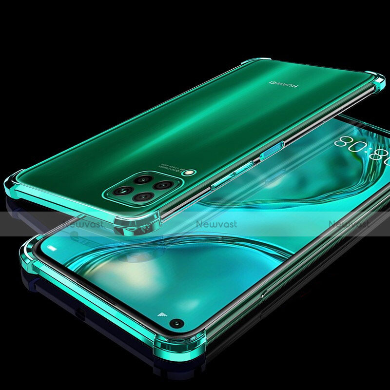 Ultra-thin Transparent TPU Soft Case Cover S04 for Huawei P40 Lite Green