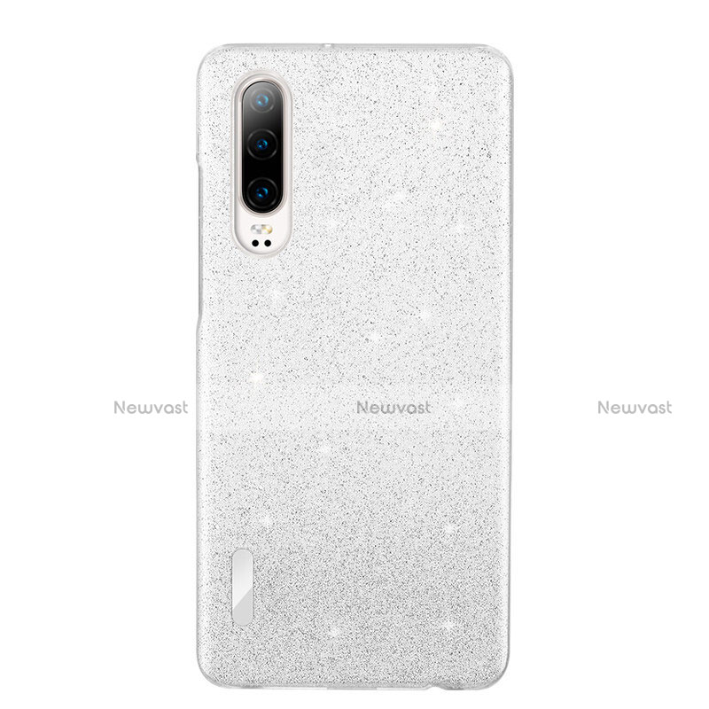 Ultra-thin Transparent TPU Soft Case Cover S05 for Huawei P30 White