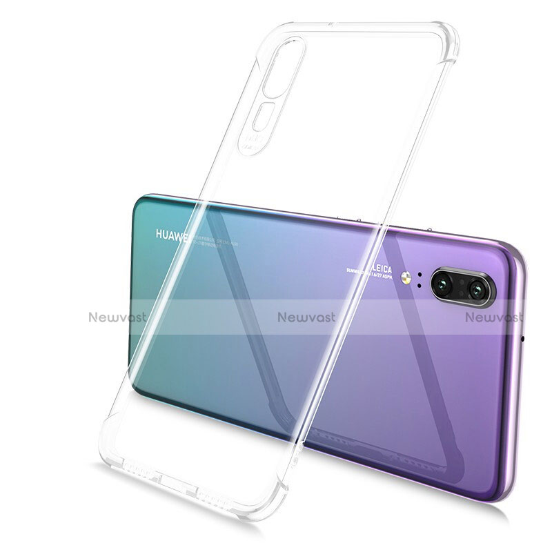 Ultra-thin Transparent TPU Soft Case Cover S06 for Huawei P20