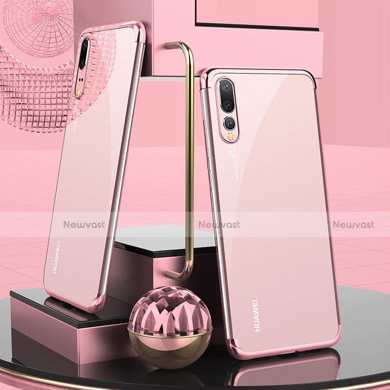 Ultra-thin Transparent TPU Soft Case Cover S07 for Huawei P20 Pro