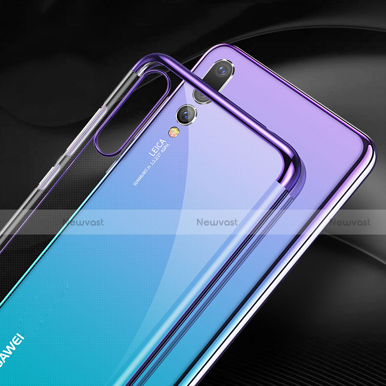 Ultra-thin Transparent TPU Soft Case Cover S07 for Huawei P20 Pro