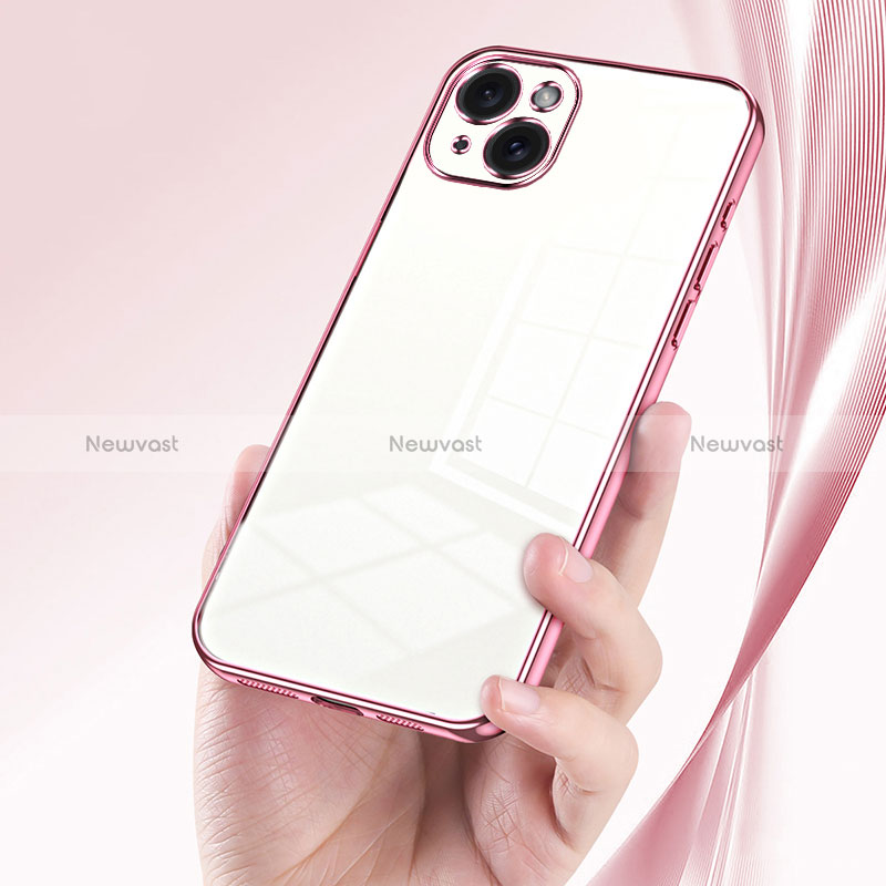 Ultra-thin Transparent TPU Soft Case Cover SY1 for Apple iPhone 14 Plus