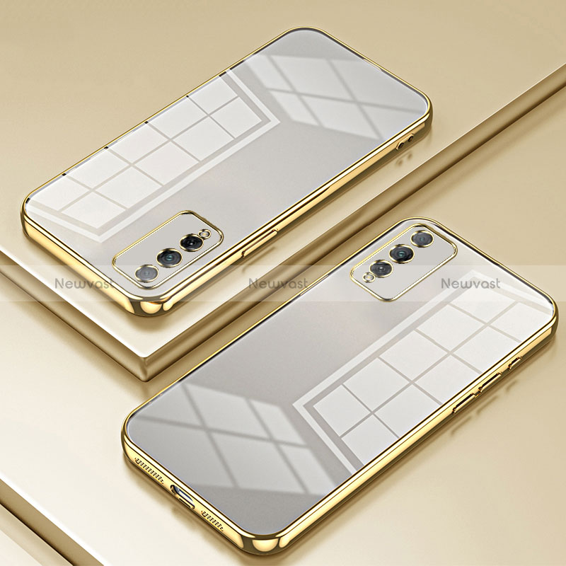 Ultra-thin Transparent TPU Soft Case Cover SY1 for Huawei Honor Play4T Pro Gold