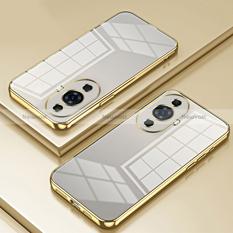 Ultra-thin Transparent TPU Soft Case Cover SY1 for Huawei Nova 11 Pro Gold