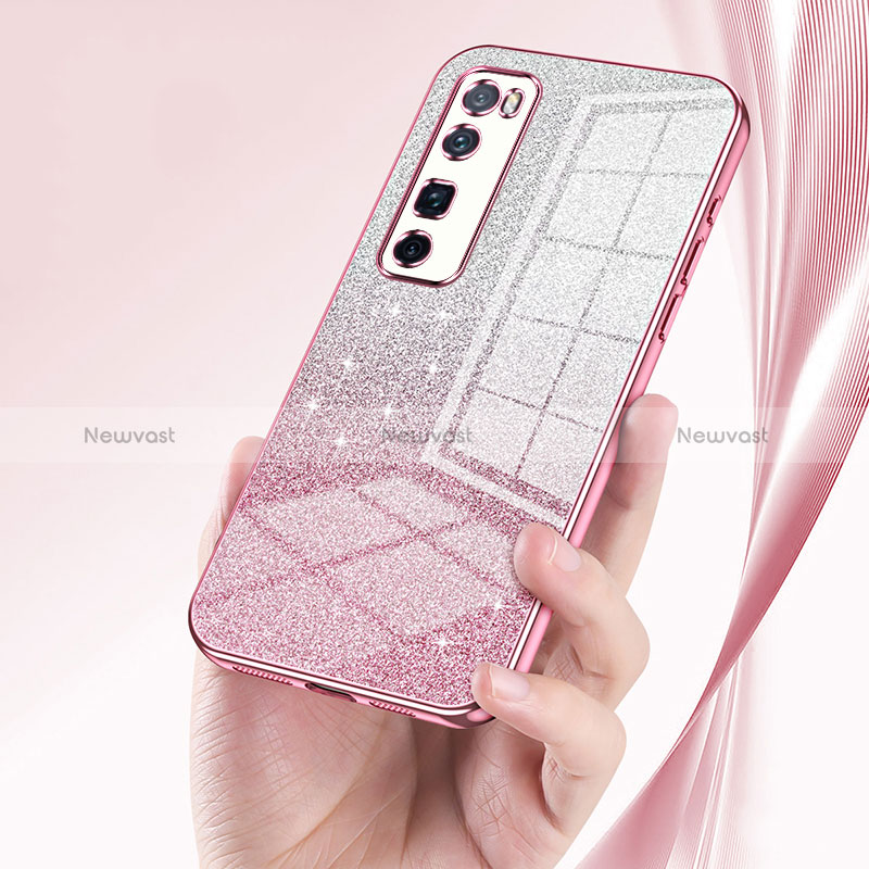 Ultra-thin Transparent TPU Soft Case Cover SY1 for Huawei Nova 7 Pro 5G