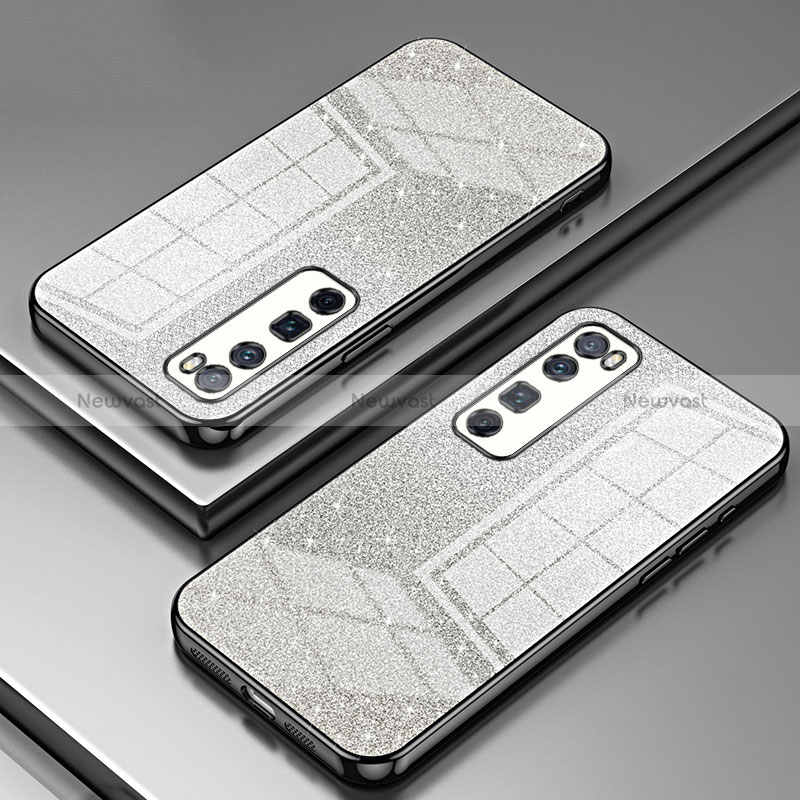Ultra-thin Transparent TPU Soft Case Cover SY1 for Huawei Nova 7 Pro 5G Black